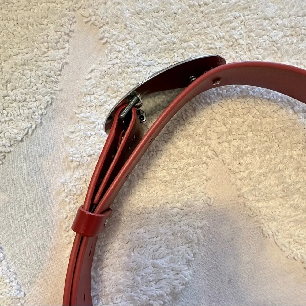 Leather Belt & Buckle M
